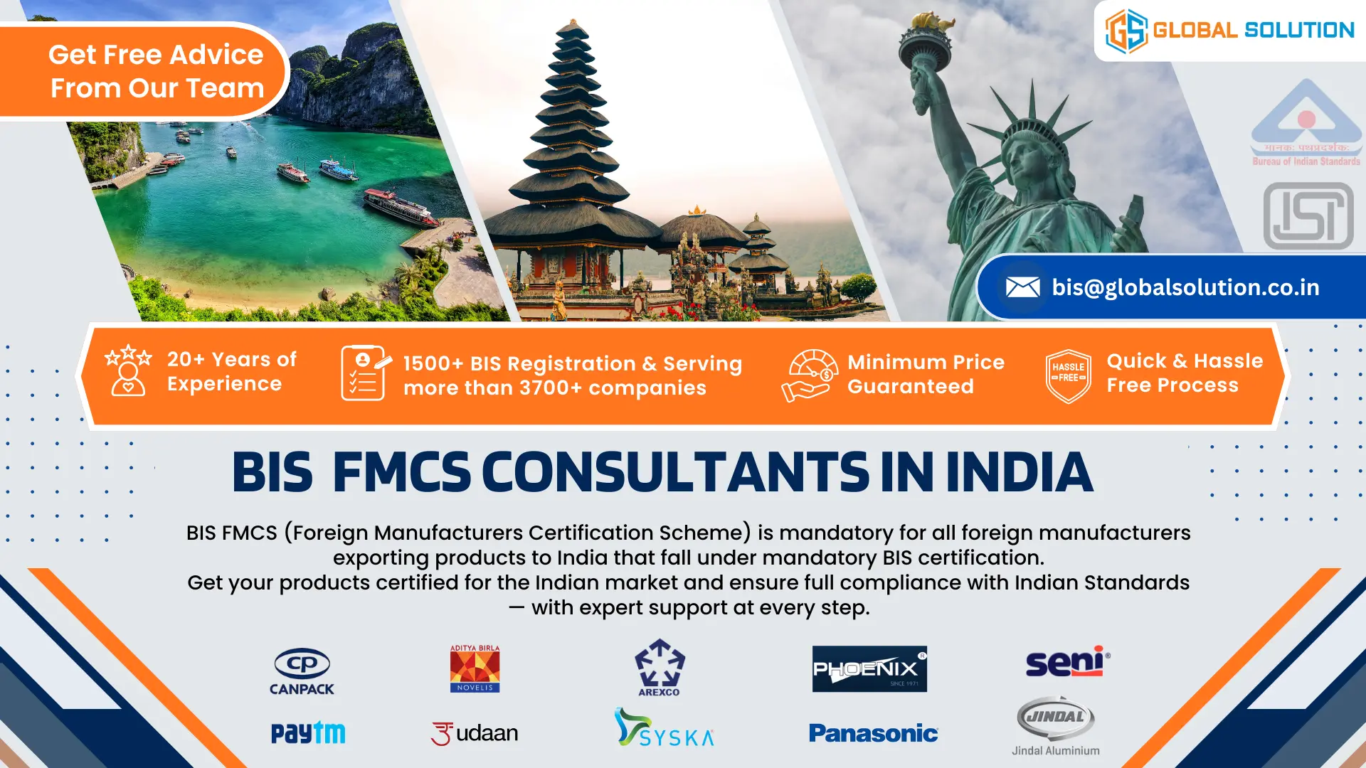 BIS FMCS CONSULTANTS IN INDIA