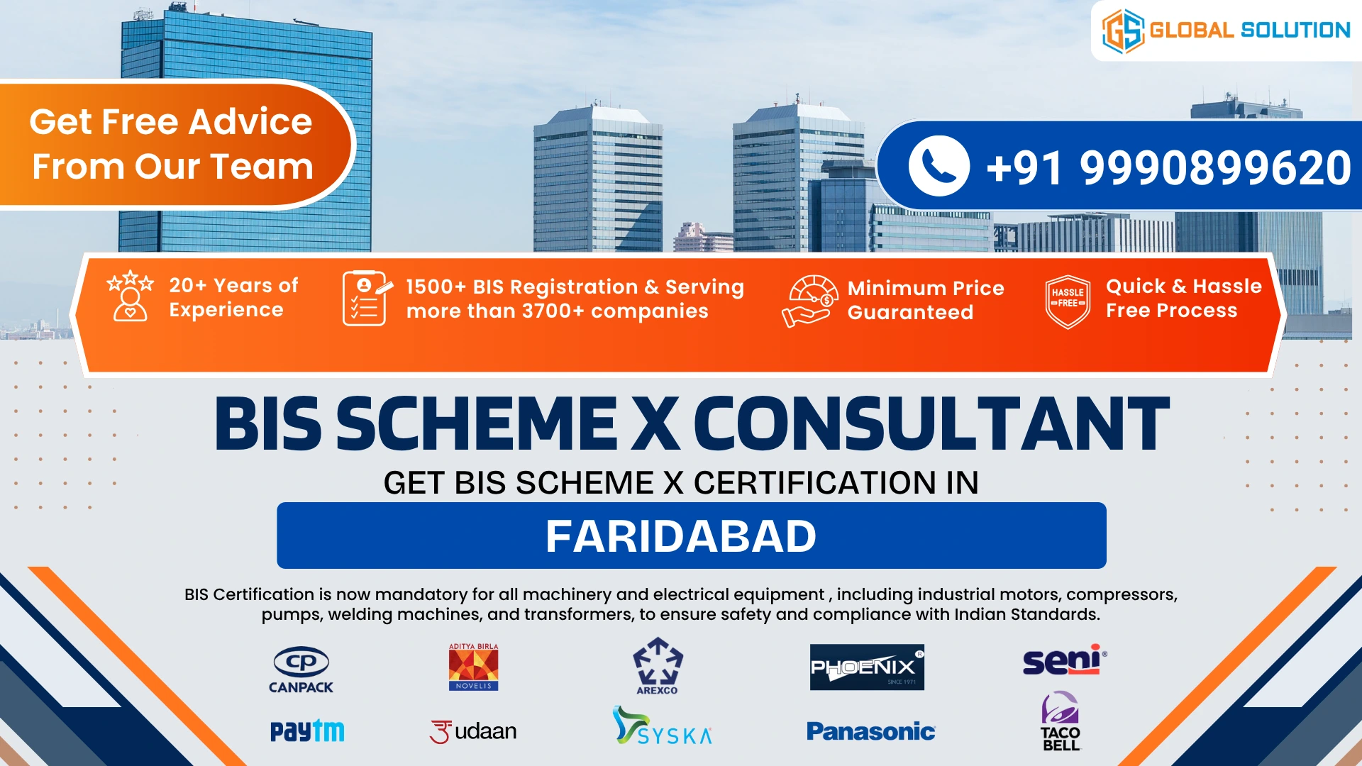 BIS Scheme X Consultant in Faridabad