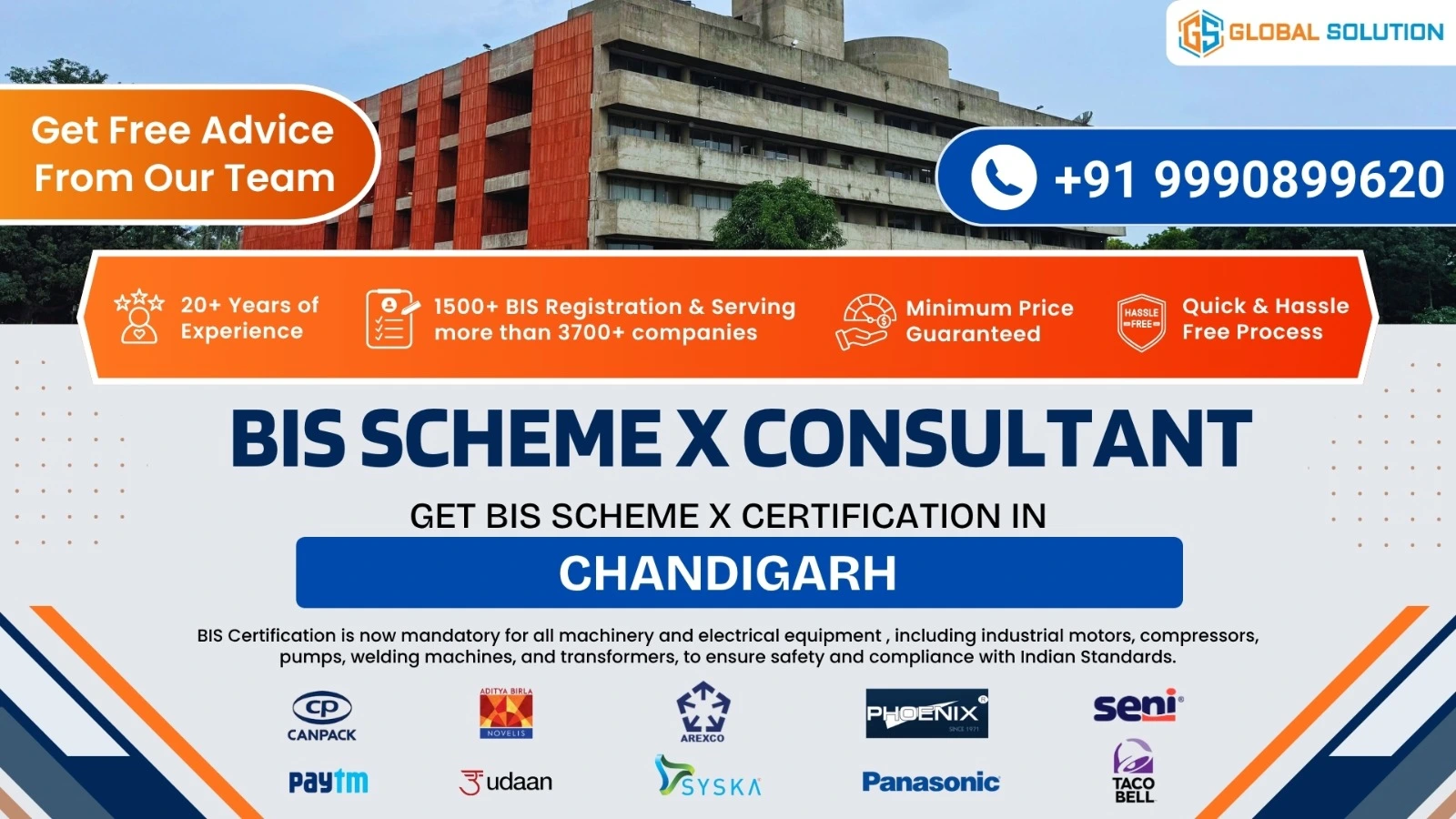 BIS Scheme X consultant in Chandigarh