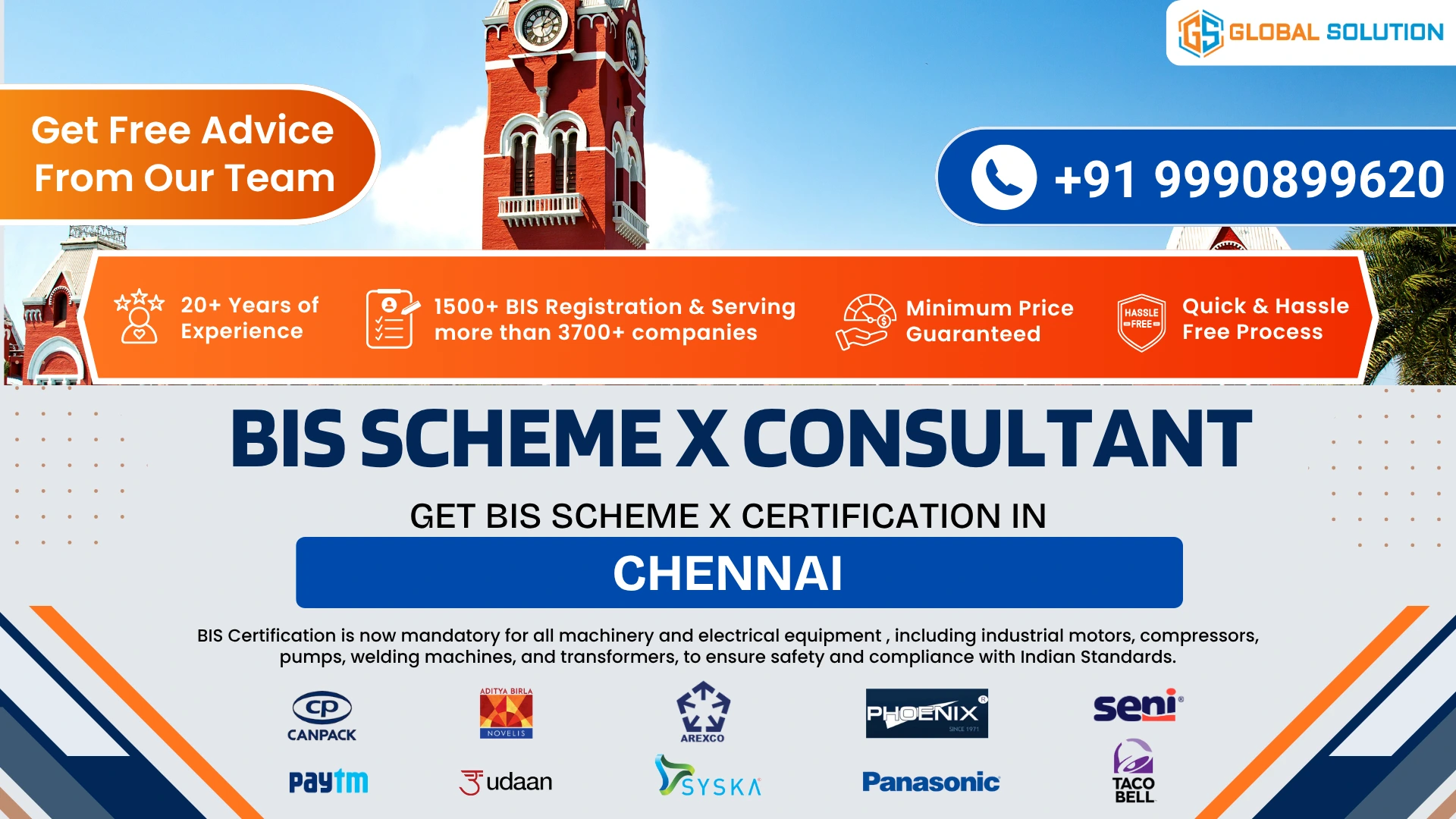 BIS Scheme X consultant in chennai