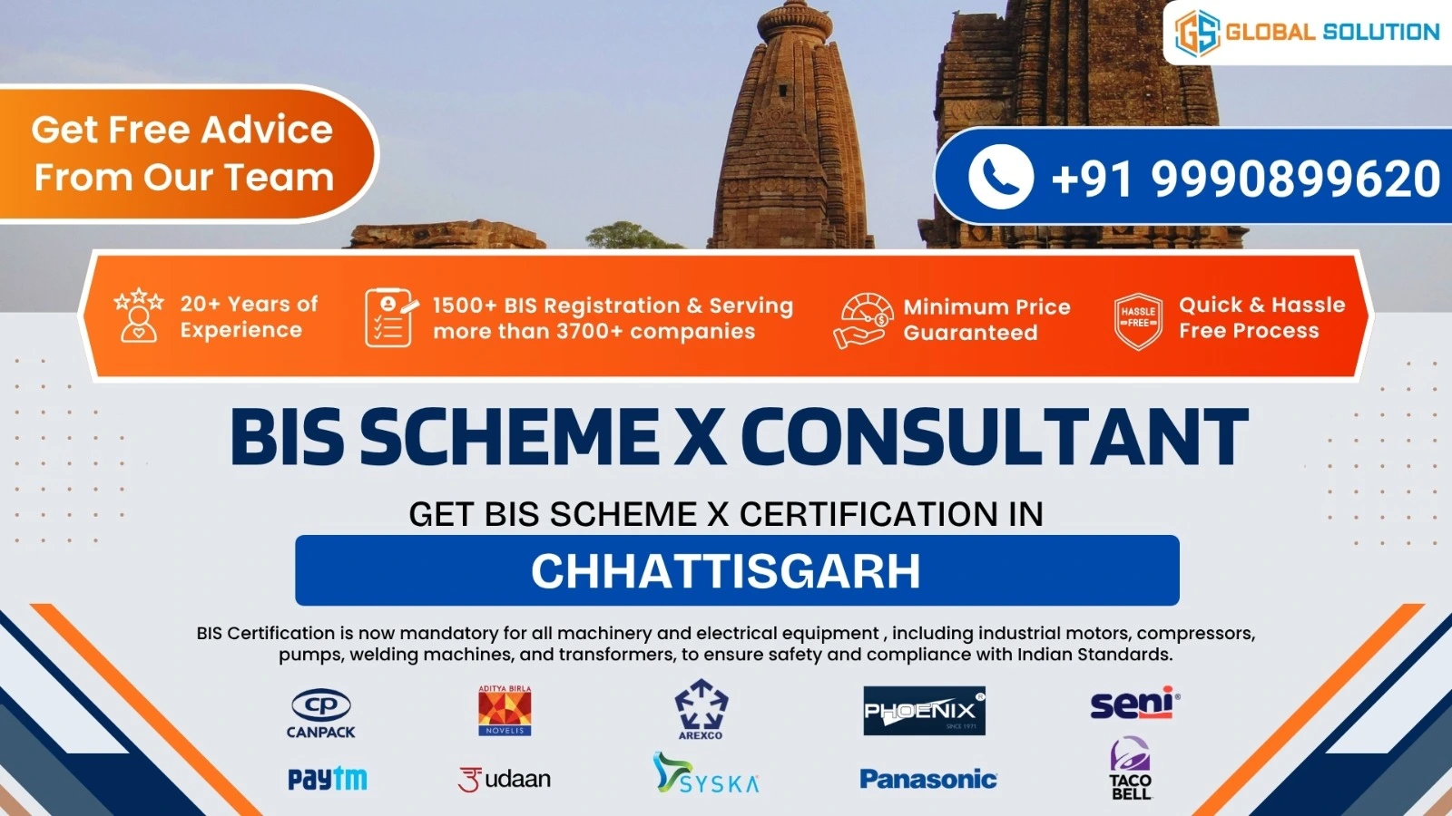 BIS Scheme X consultant in chattisgarh