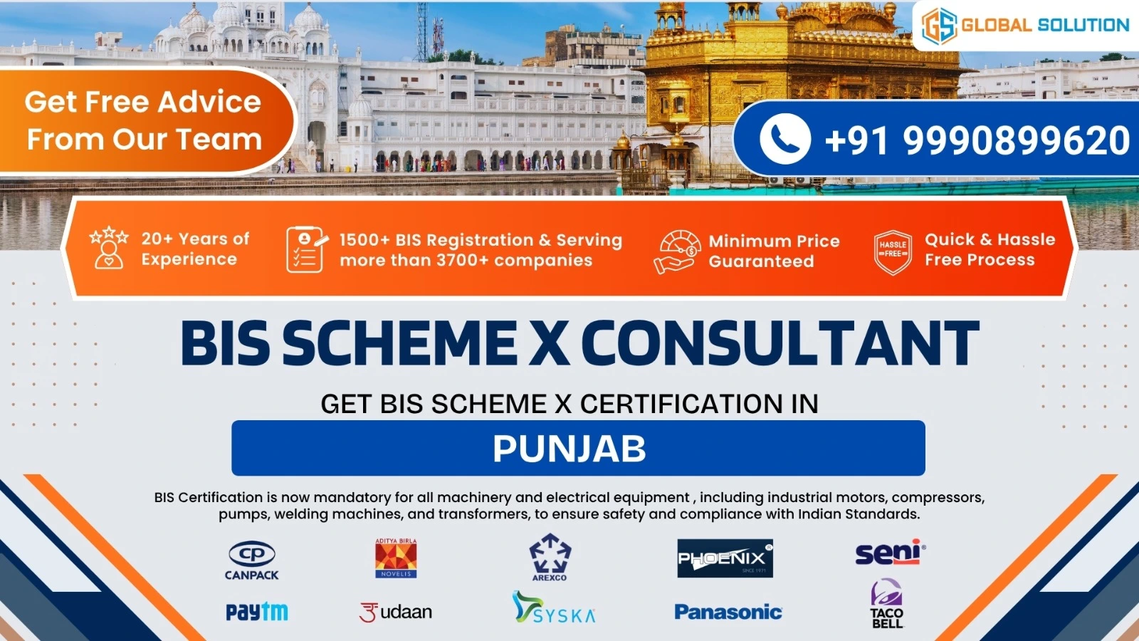 BIS Scheme X consultant in punjab