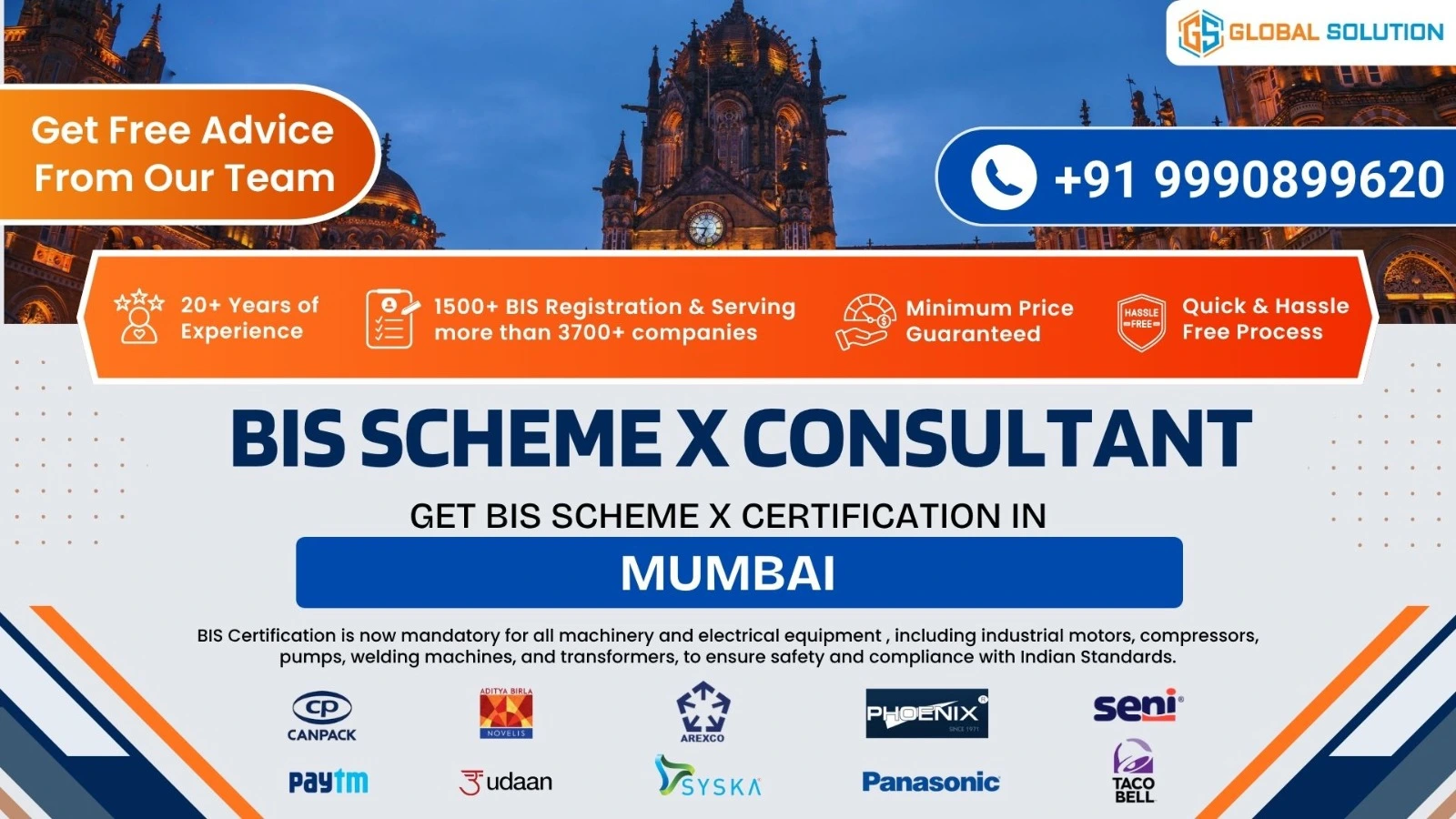 BIS Scheme X consultant in Mumbai