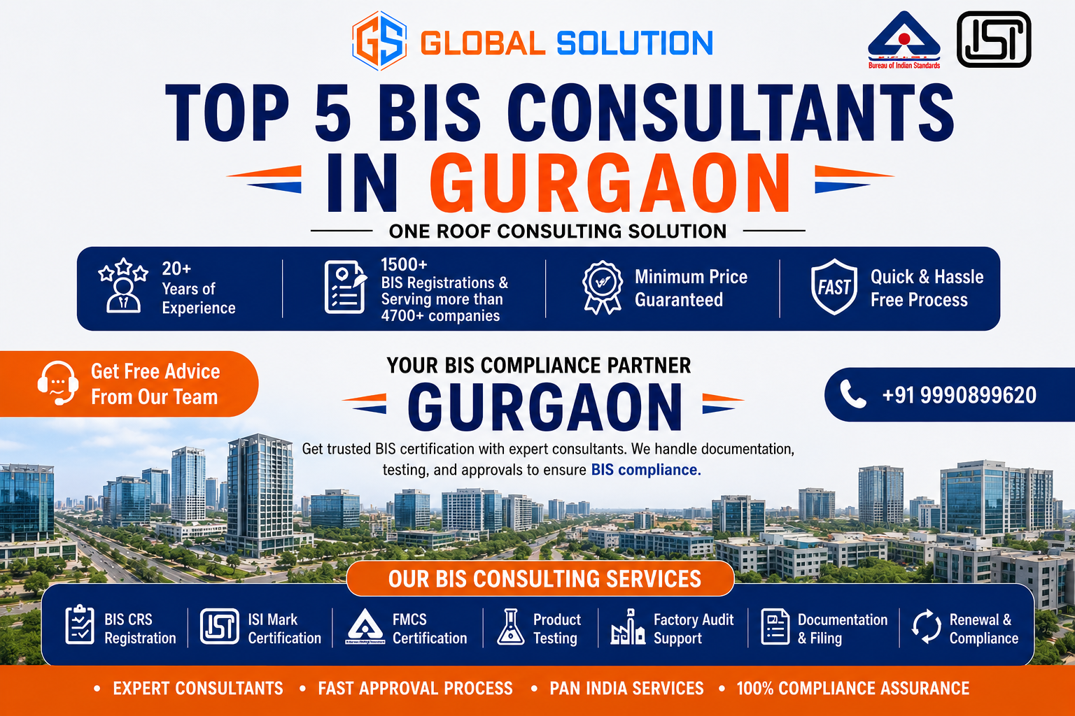 Top BIS Consultants in Gurgaon, Manesar and haryana